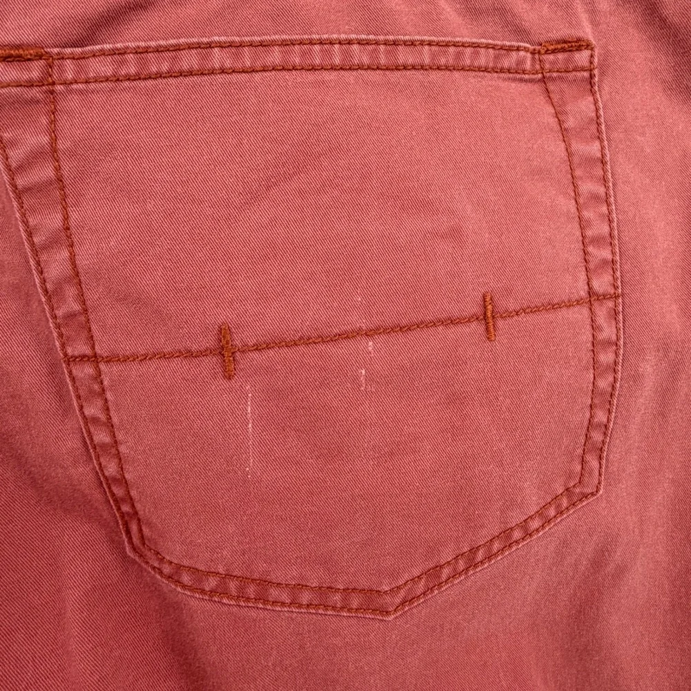 Polo Ralph Lauren Mens Salmon Red Stretch Cotton Straight Leg Pants 41x30